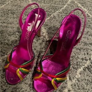 Y2K Gunmetal Vero Cuoio Womens Heels 36.5